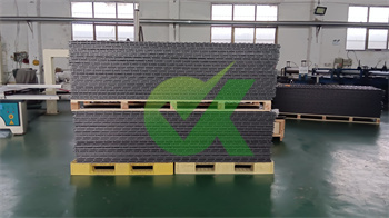 Customized thickness bog hdpe temporary roadway sheet